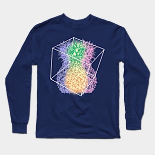 Dimensional Pineapple Long Sleeve T-Shirt